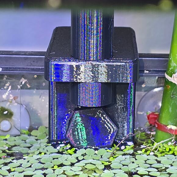 Aquaponic Aquarium Wicking Planter Pot Black Gold Self Watering Fish Tank Decor - Picture 6 of 16